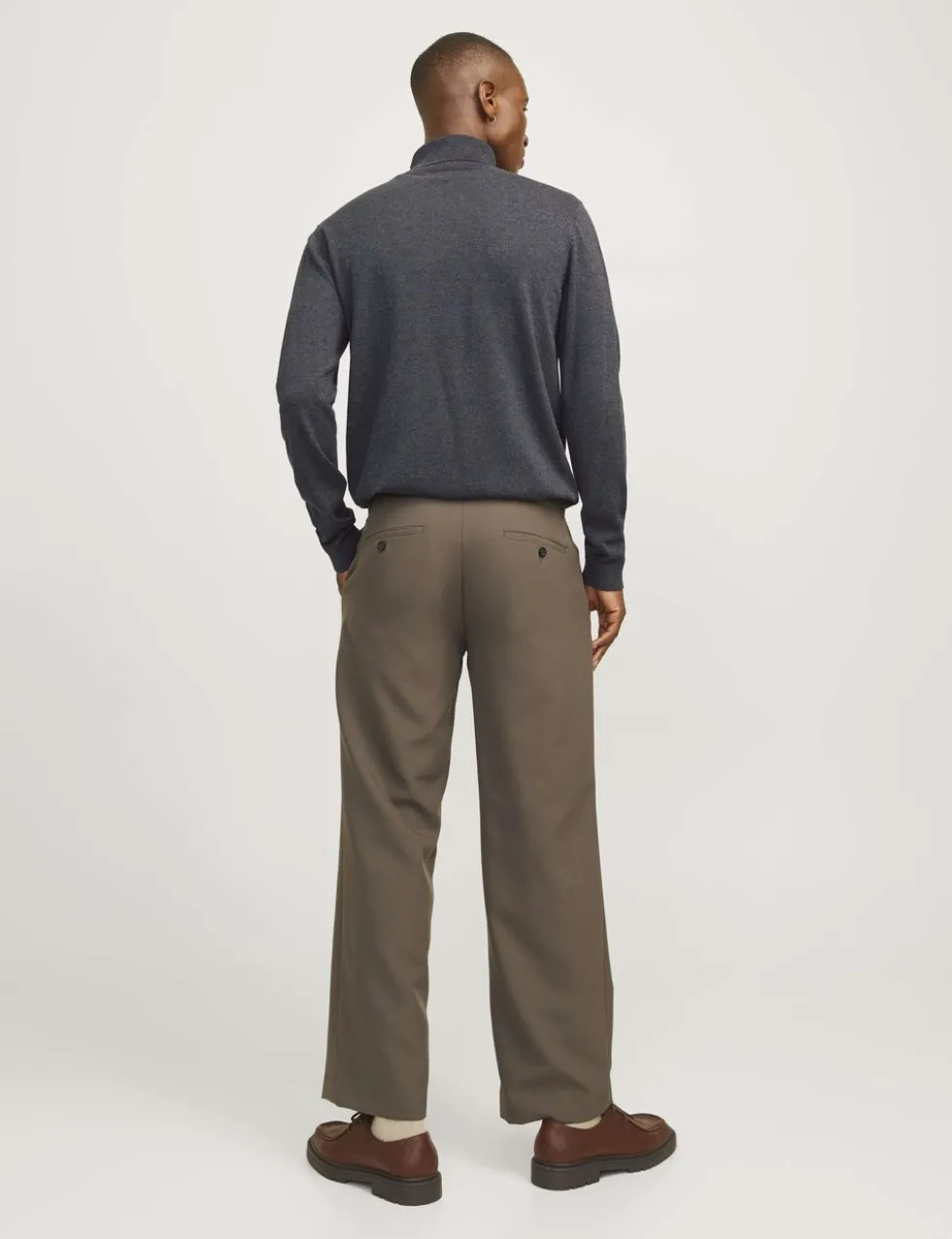 Pure Cotton Roll Neck Jumper