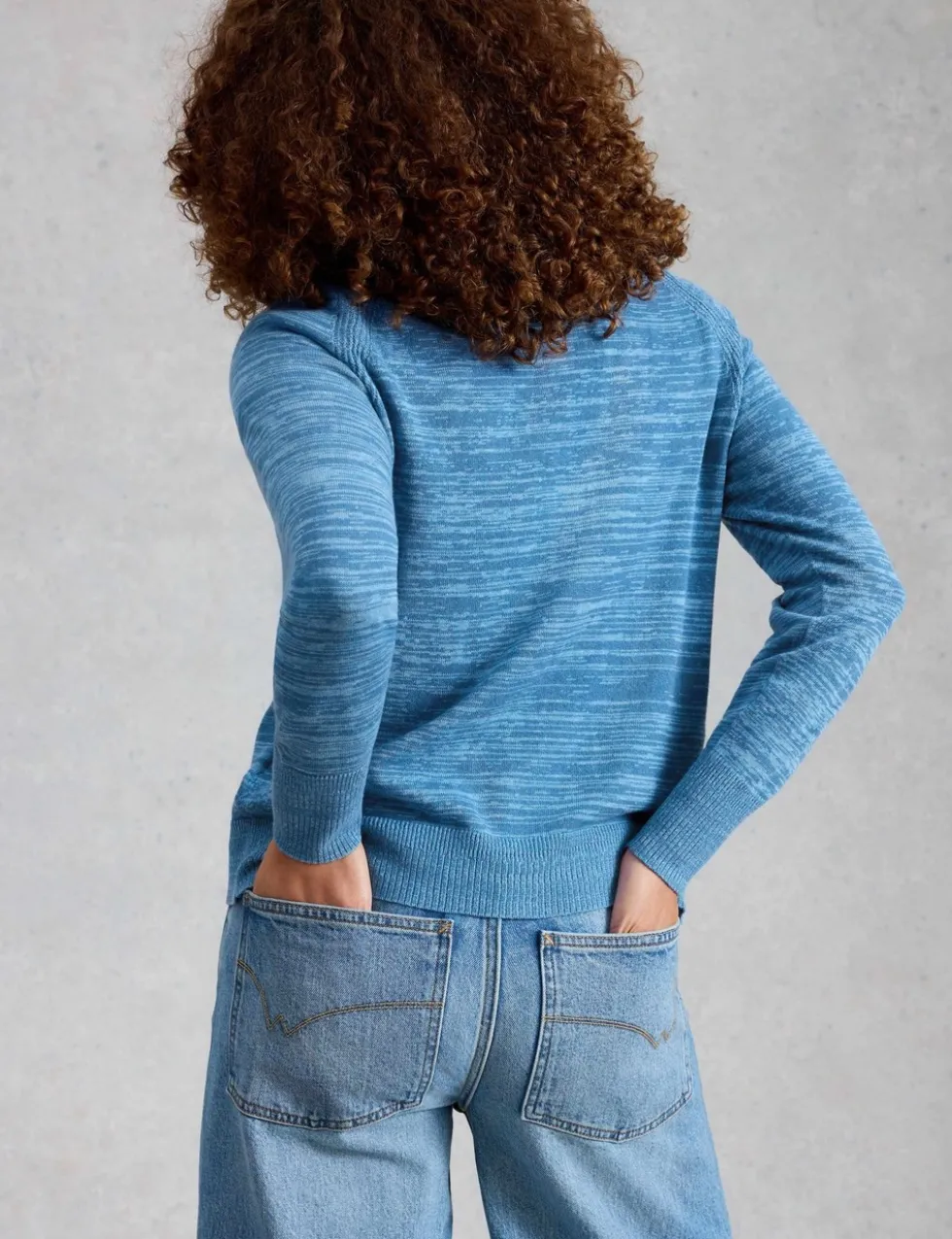 Pure Cotton Round Neck Cardigan