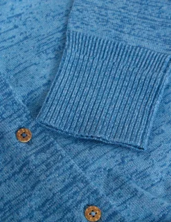 Pure Cotton Round Neck Cardigan