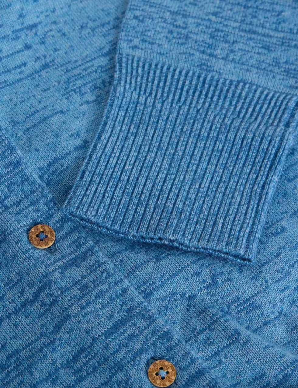 Pure Cotton Round Neck Cardigan