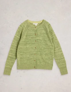 Pure Cotton Round Neck Cardigan