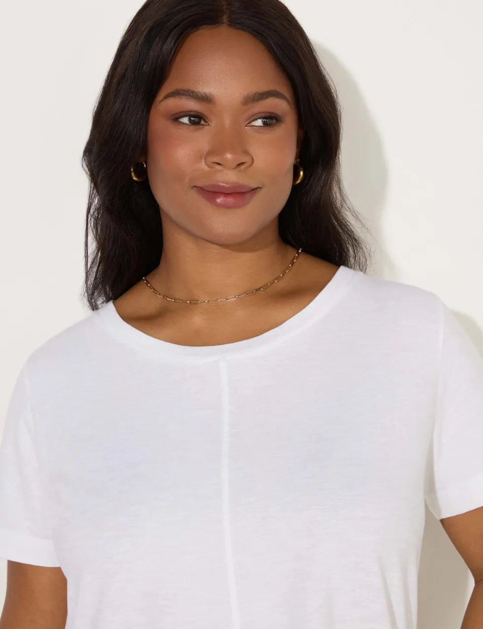 Pure Cotton Round Neck T-Shirt