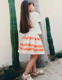 Pure Cotton Ruffle Skirt (2-10 Yrs)