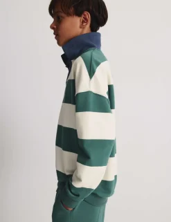 Pure Cotton Rugby Top & Shorts Set (6-16 Yrs)