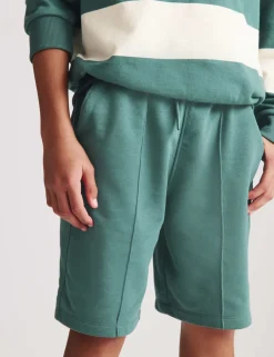 Pure Cotton Rugby Top & Shorts Set (6-16 Yrs)