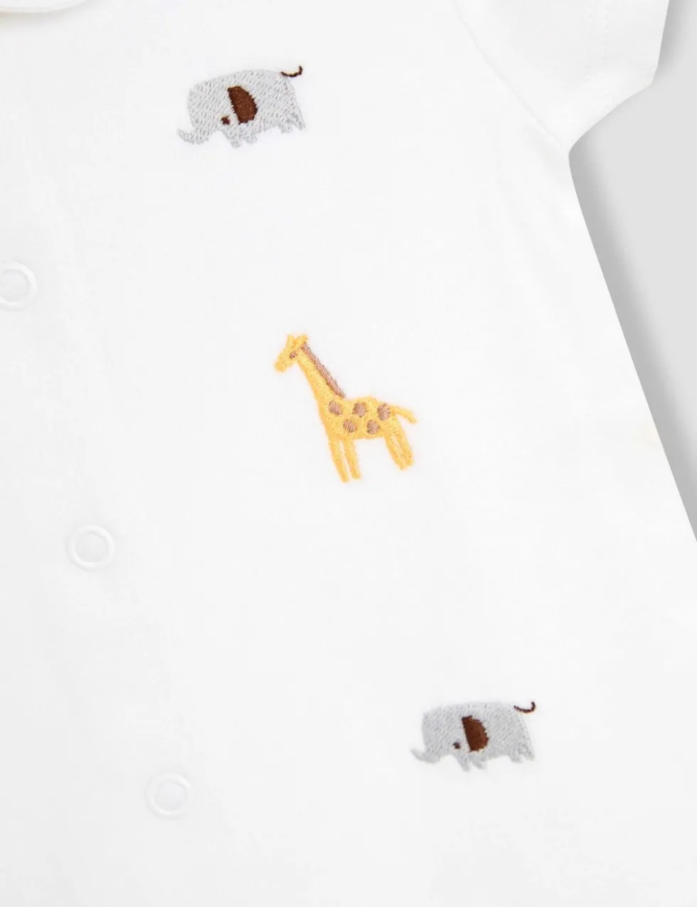 Pure Cotton Safari Sleepsuit (0-12 Mths)