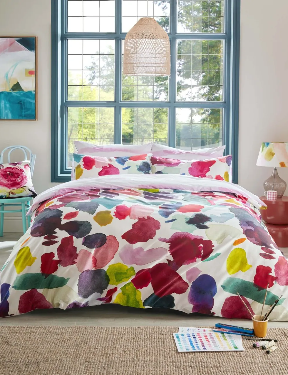 Pure Cotton Sateen Abstract Bedding Set