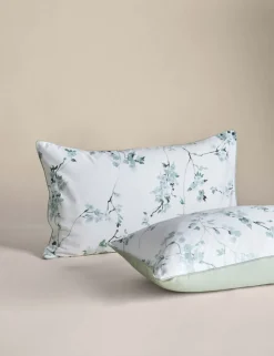 Pure Cotton Sateen Cherry Blossom Bedding Set