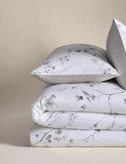 Pure Cotton Sateen Cherry Blossom Bedding Set