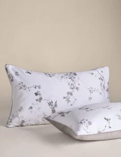 Pure Cotton Sateen Cherry Blossom Bedding Set