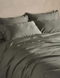 Pure Cotton Sateen Deep Fitted Sheet
