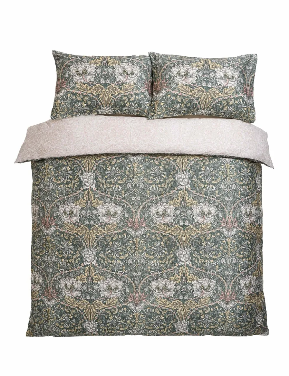 Pure Cotton Sateen Honeysuckle and Tulip Bedding Set