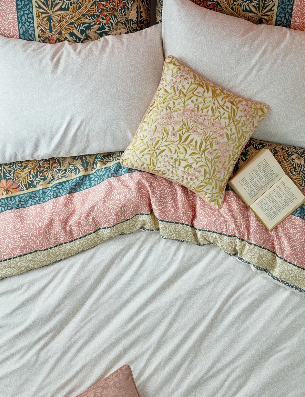 Pure Cotton Sateen Kelmscott Bedding Set