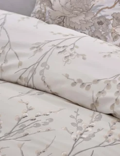 Pure Cotton Sateen Pussy Willow Bedding Set