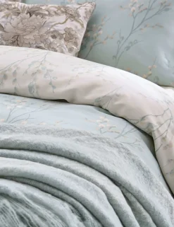 Pure Cotton Sateen Pussy Willow Bedding Set