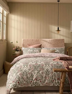 Pure Cotton Sateen Rose Brick Bedding Set