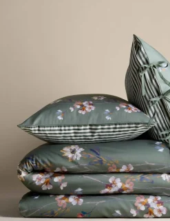 Pure Cotton Sateen Solene Painted Blooms Bedding Set