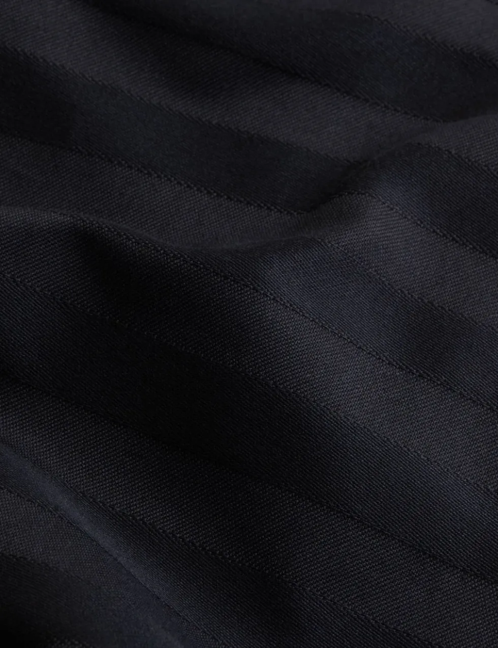 Pure Cotton Sateen Striped Tablecloth
