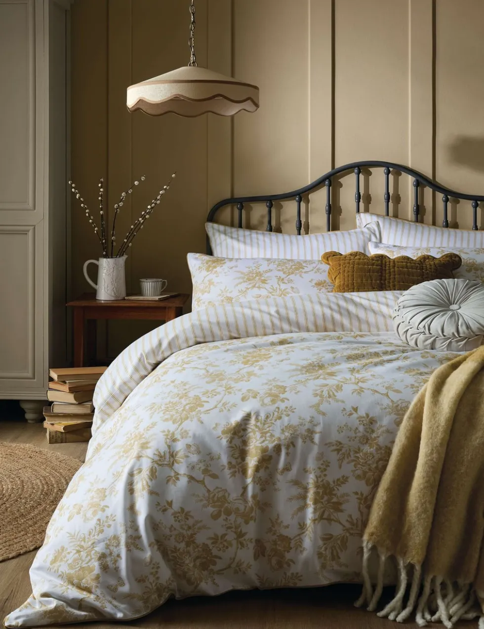 Pure Cotton Sateen Walled Garden Bedding Set
