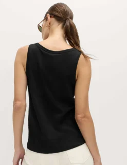 Pure Cotton Scoop Neck Top