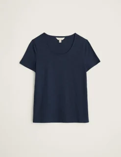 Pure Cotton Scoop Neck T-Shirt