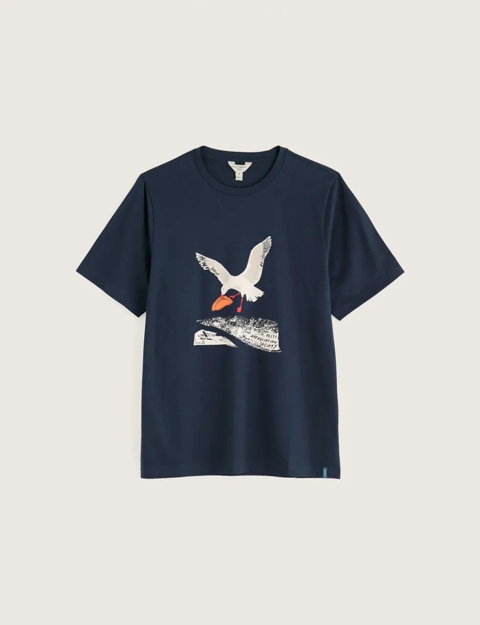 Pure Cotton Seagull Graphic T-Shirt