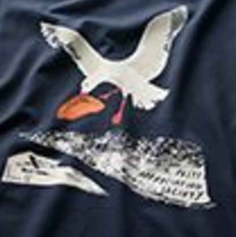 Pure Cotton Seagull Graphic T-Shirt