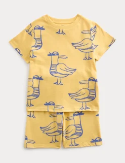 Pure Cotton Seagull Short Pyjamas (1-8 Yrs)