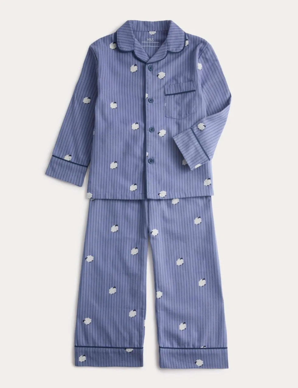 Pure Cotton Sheep Pyjamas (9 Mths - 8 Yrs)