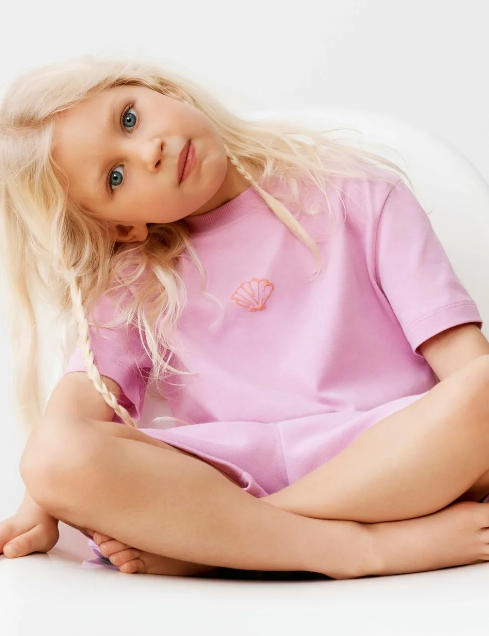 Pure Cotton Shell T-Shirt (2-8 Yrs)
