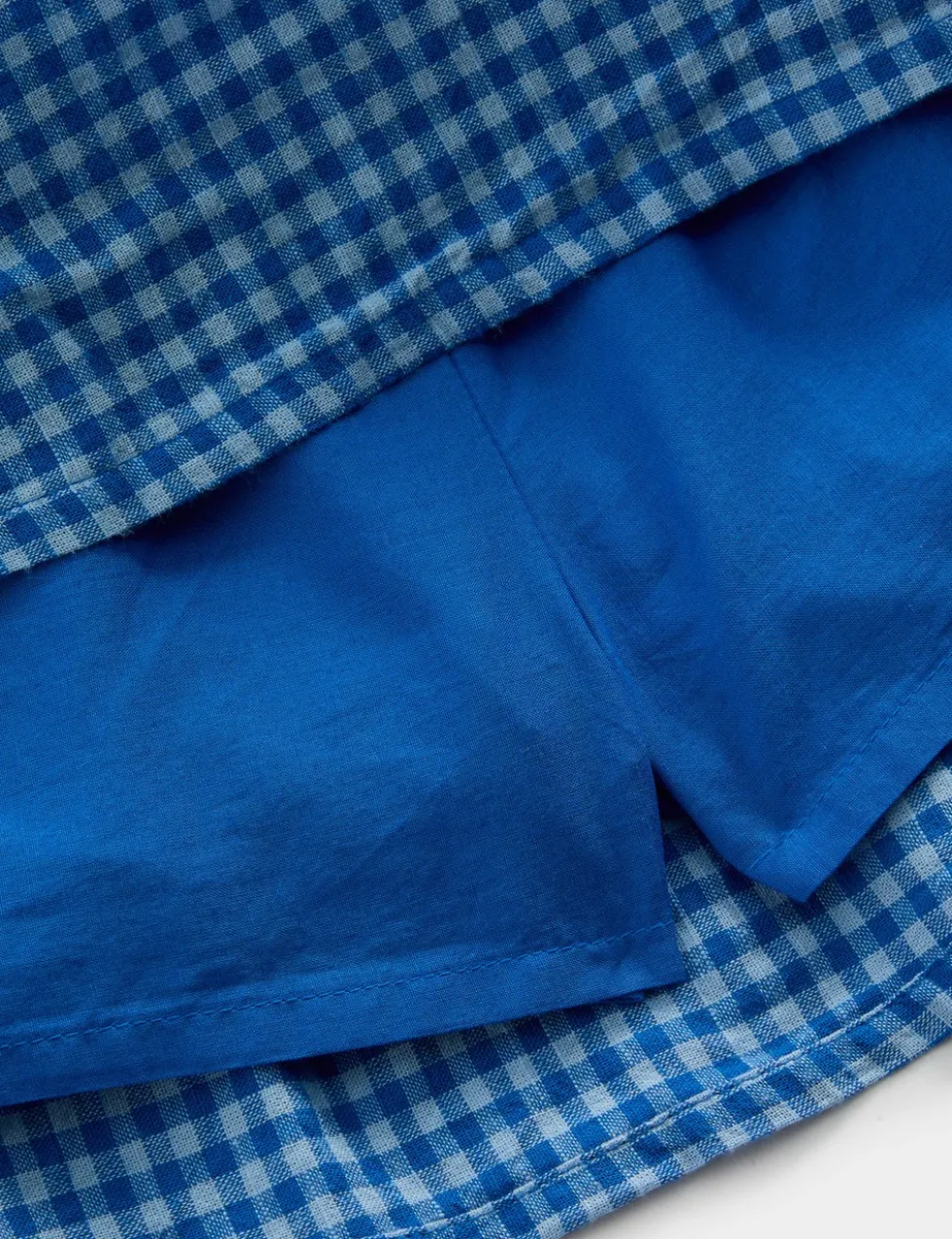 Pure Cotton Shirred Ra-ra Skort (6-16 Yrs)