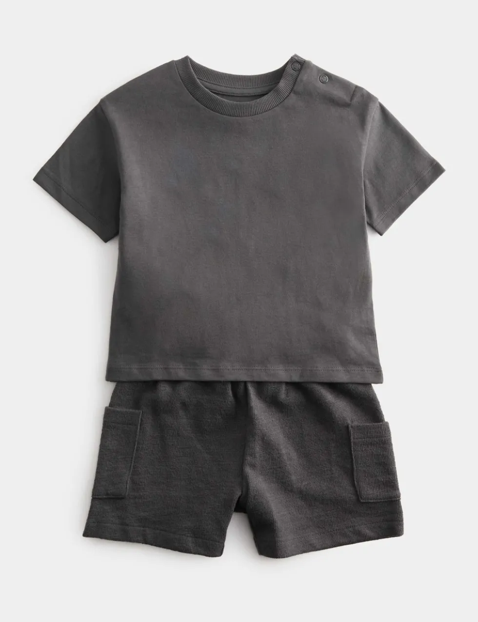 Pure Cotton Shirt & Cargo Shorts Outfit (0-5 Yrs)