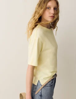 Pure Cotton Short Sleeve Boxy T-Shirt