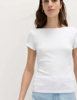 Pure Cotton Short Sleeve Ballet Back T-Shirt