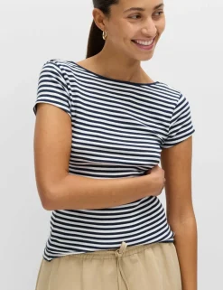 Pure Cotton Short Sleeve Ballet Back T-Shirt