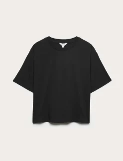 Pure Cotton Short Sleeve Boxy T-Shirt