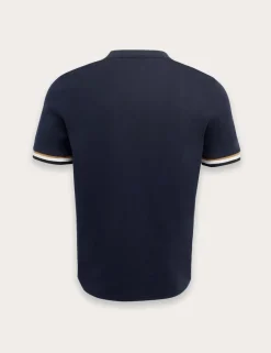 Pure Cotton Signature Stripe Detail T-Shirt
