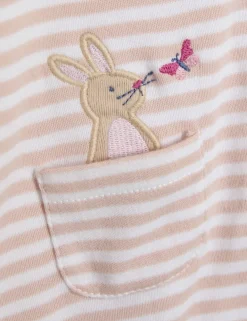 Pure Cotton Sleepsuit (0-18 Mths)