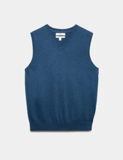 Pure Cotton Sleeveless Jumper