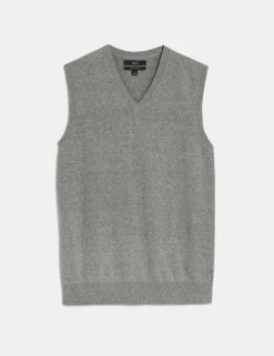 Pure Cotton Sleeveless Jumper