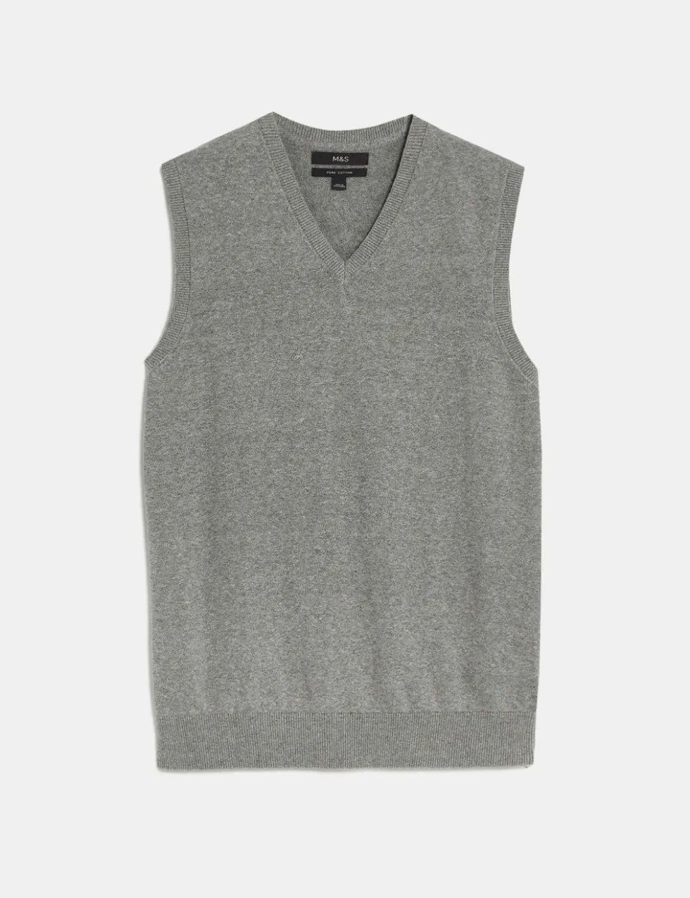 Pure Cotton Sleeveless Jumper