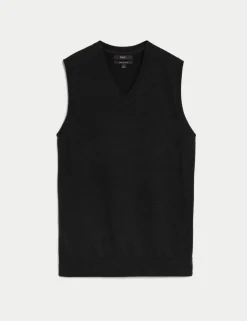 Pure Cotton Sleeveless Jumper