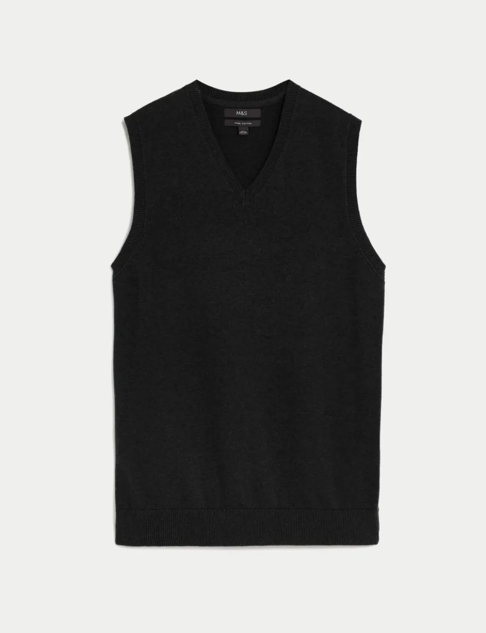 Pure Cotton Sleeveless Jumper