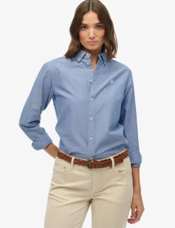Pure Cotton Slim Oxford Shirt