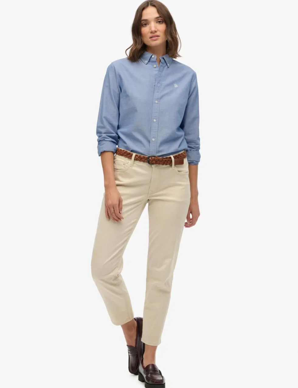 Pure Cotton Slim Oxford Shirt