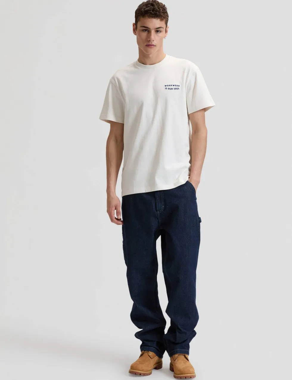 Pure Cotton Slogan T-Shirt