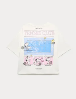 Pure Cotton Snoopyâ„¢ Graphic T-Shirt (6-16 Yrs)