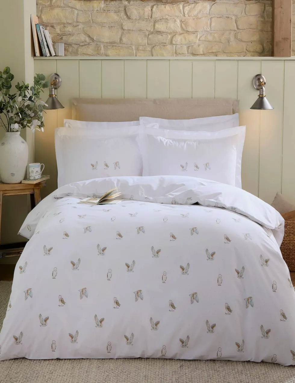 Pure Cotton Snowy Owls Bedding Set