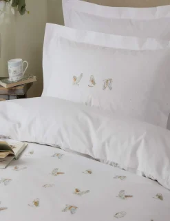 Pure Cotton Snowy Owls Bedding Set