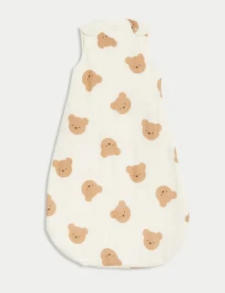Pure Cotton Spencer Bear™ 2.5 Tog Sleeping Bag (0-3 Yrs)